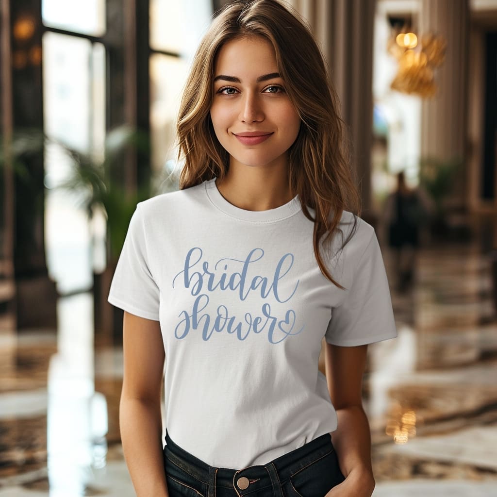 Bridal Shower Bridal Shirt 2 Bridal Shower Bridal Shirt - Model - Hotel Lobby 9