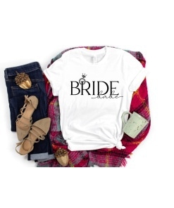 Regnant Chic | Bachelorette Shirts, Bridesmaid Shirts, & More 38 Bride Babe Bridal Shirt - Mockup (1)