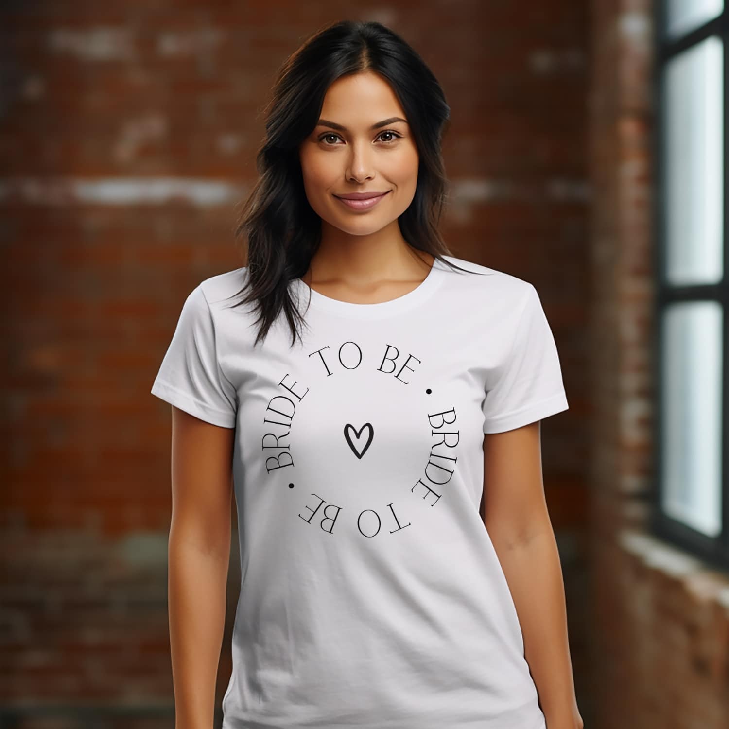 Bride to Be Bachelorette Shirt 1 Bride to Be Bachelorette Shirt - Model