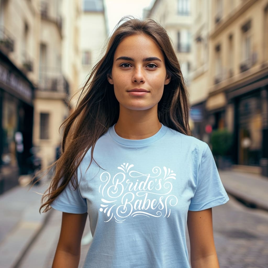 Brides Babes Bachelorette Shirt - Model - Paris 1