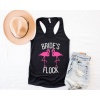 Bride's Flock Bachelorette Tank Top 9 Bride's Flock Bachelorette Tank Top - Mock Up (Black)