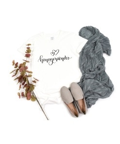 Regnant Chic | Bachelorette Shirts, Bridesmaid Shirts, & More 43 Honeymooners Softstyle Tee - Mockup (1)