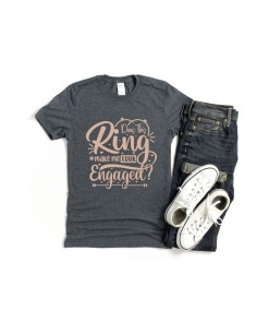 Regnant Chic | Bachelorette Shirts, Bridesmaid Shirts, & More 46 This Ring Bachelorette Shirt Mockup